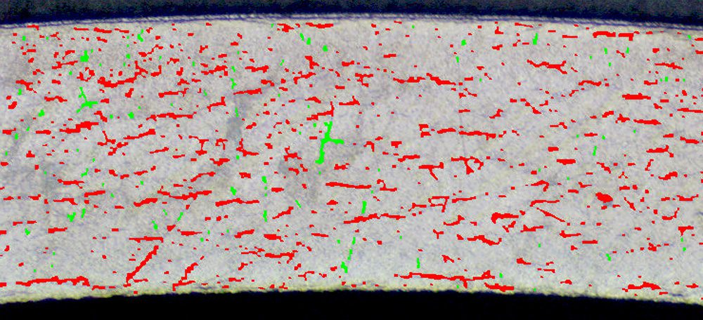 Hydrides orientation on zirconium alloy | Clemex