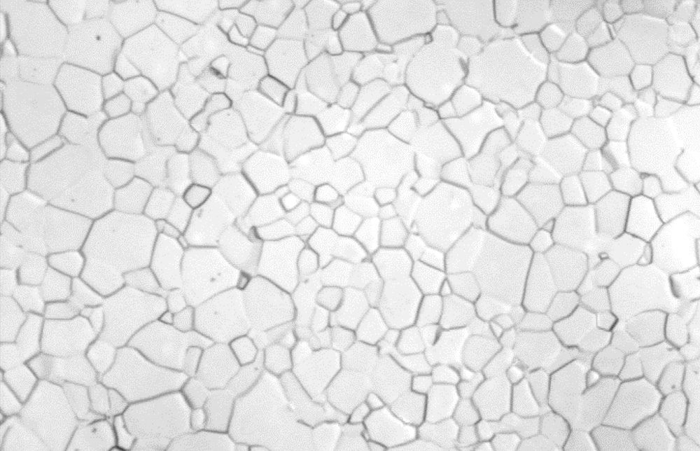Grain size analysis in titanium | Clemex